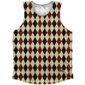 Argile Patterns Athletic Tank Top