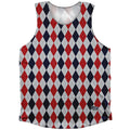 Argile Patterns Athletic Tank Top