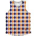 Argile Patterns Athletic Tank Top