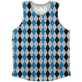 Argile Patterns Athletic Tank Top