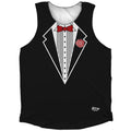 Tuxedo Red Tie Athletic Tank Top