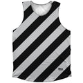 Candy Cane Design Athletic Tank Top
