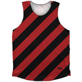 Candy Cane Design Athletic Tank Top