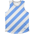Candy Cane Design Athletic Tank Top