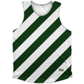 Candy Cane Design Athletic Tank Top
