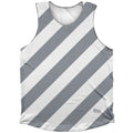Candy Cane Design Athletic Tank Top