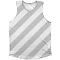 Candy Cane Design Athletic Tank Top