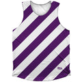 Candy Cane Design Athletic Tank Top