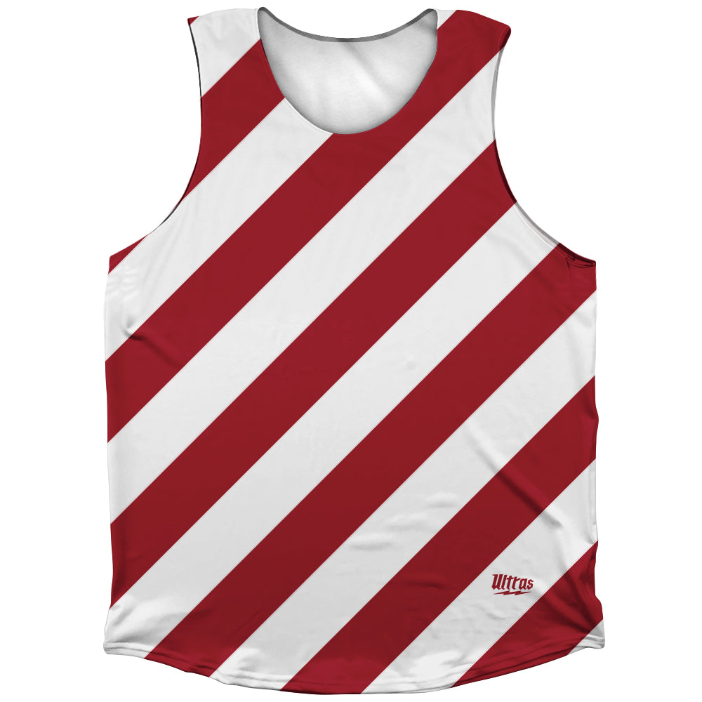 Candy Cane Design Athletic Tank Top