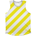 Candy Cane Design Athletic Tank Top