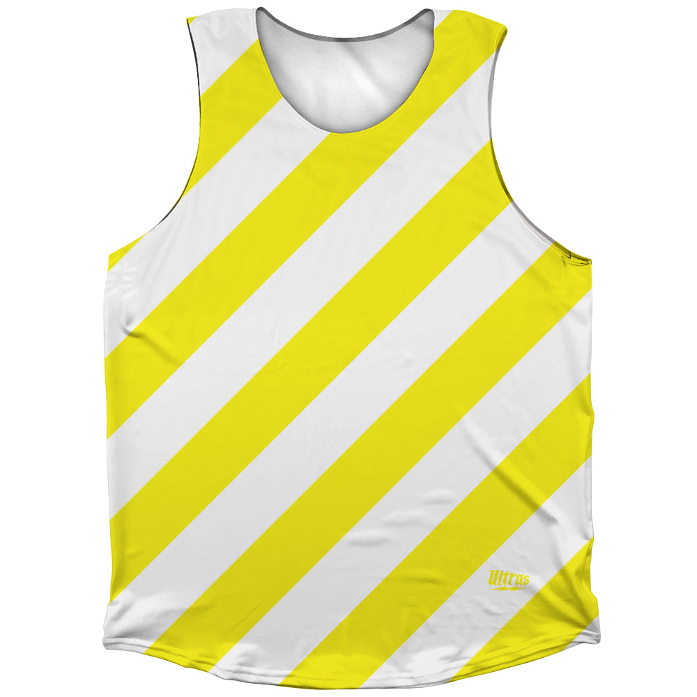 Candy Cane Design Athletic Tank Top