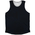 Multiple Lines Pattern Finish Line Athletic Tank Top