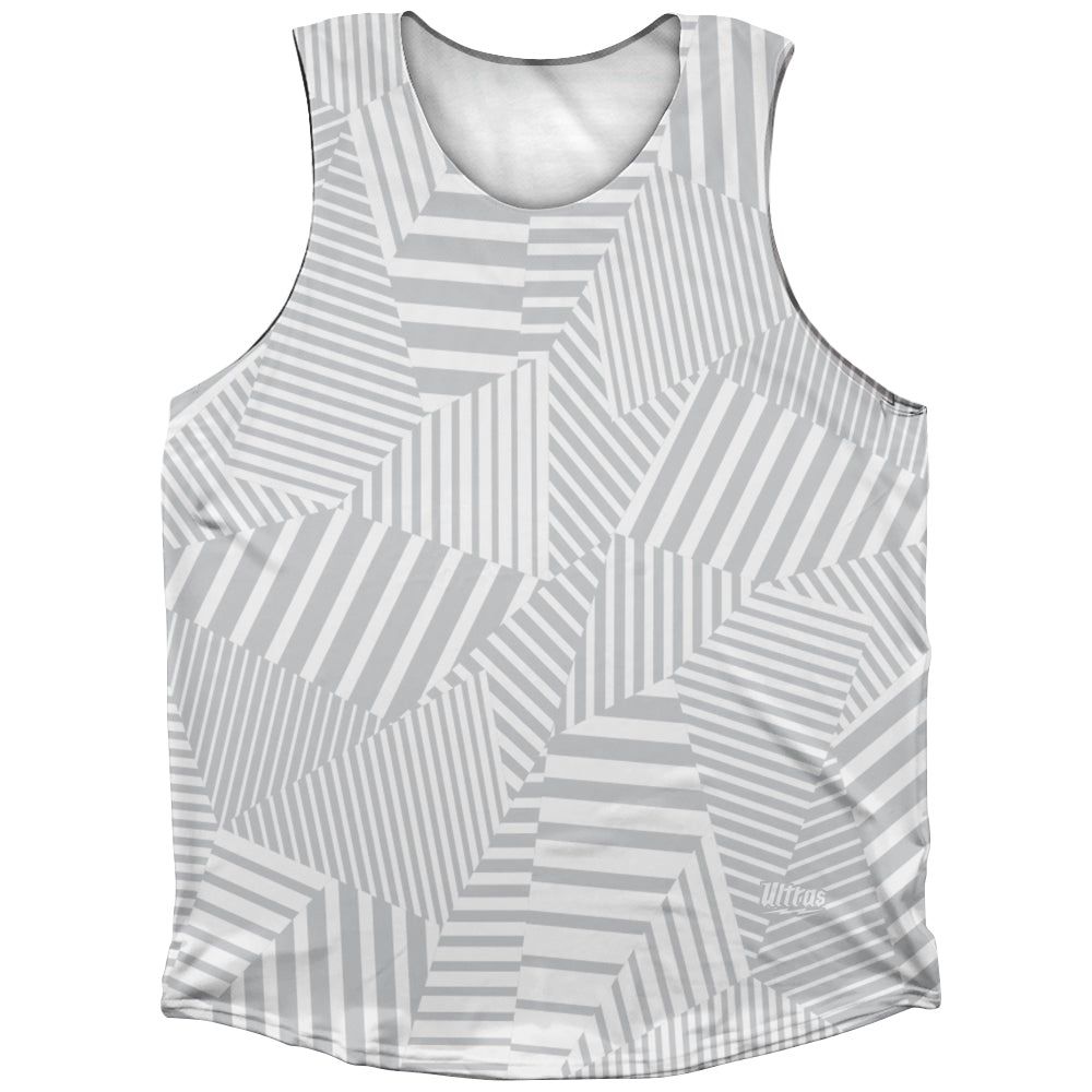Multiple Lines Pattern Athletic Tank Top