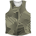 Multiple Lines Pattern Finish Line Athletic Tank Top