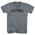 Futbox Tri-Blend V-neck Womens Junior Cut T-shirt product image 1