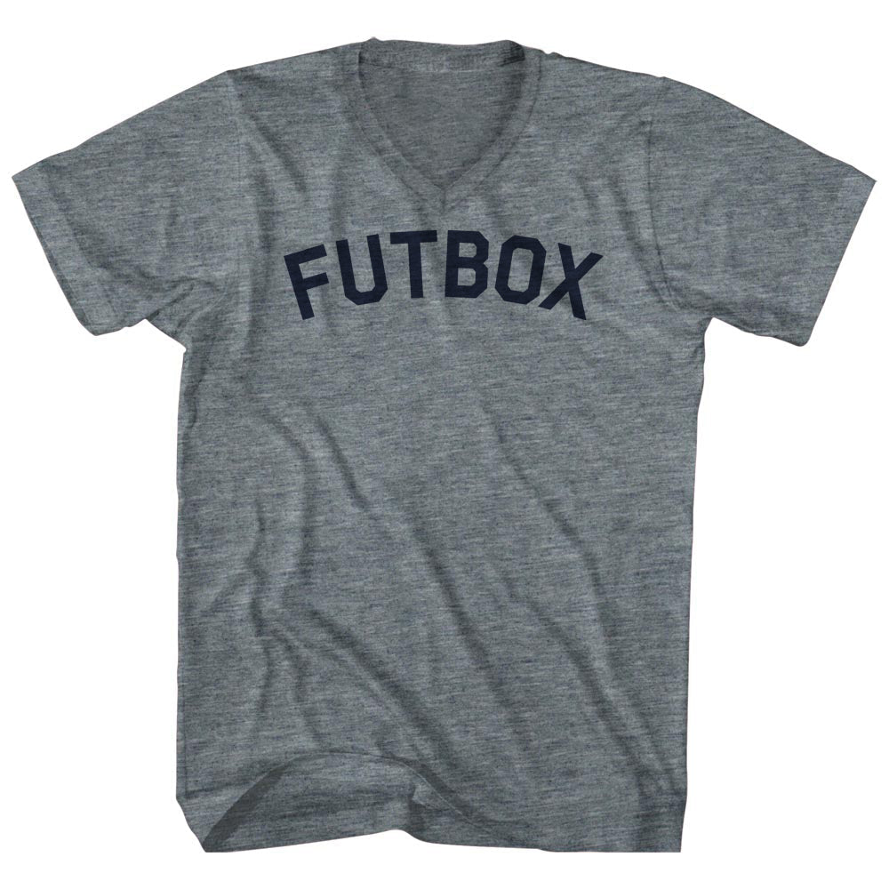 Futbox Tri-Blend V-neck Womens Junior Cut T-shirt product image 1