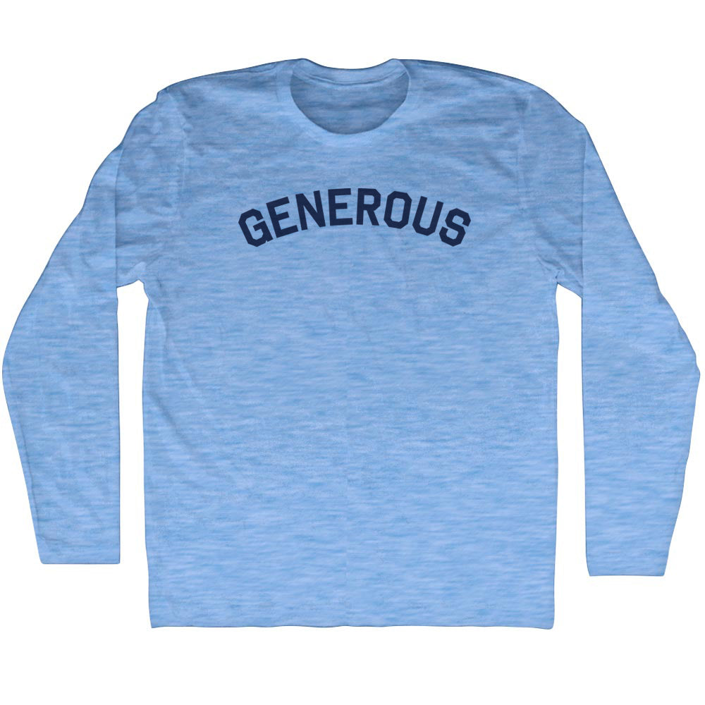 Generous Men's Tri-Blend Long Sleeve T-shirt product image 1