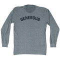 Generous Men's Tri-Blend Long Sleeve T-shirt product image 1