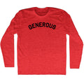 Generous Men's Tri-Blend Long Sleeve T-shirt product image 1