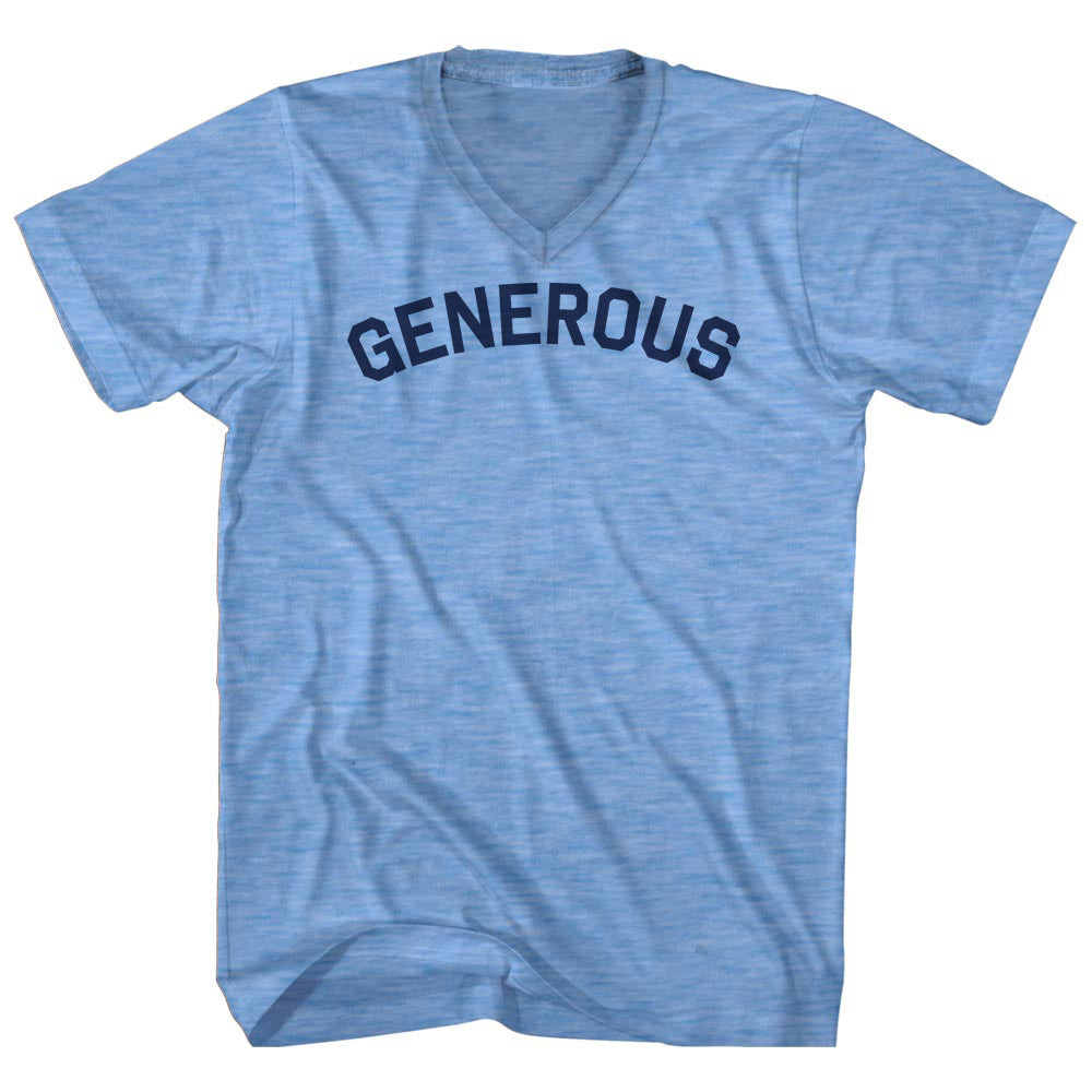 Generous Men's Tri-Blend V-neck T-shirt product image 1
