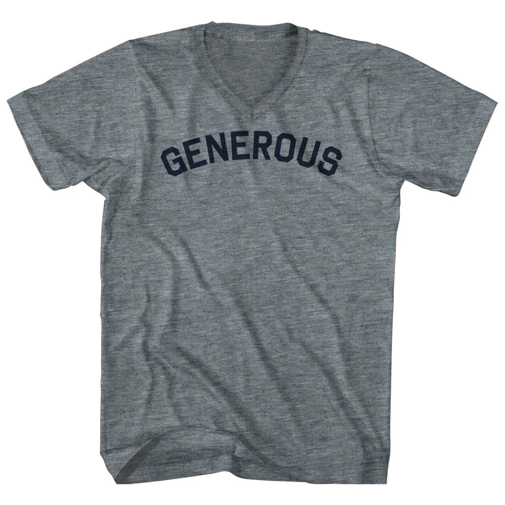 Generous Men's Tri-Blend V-neck T-shirt product image 1