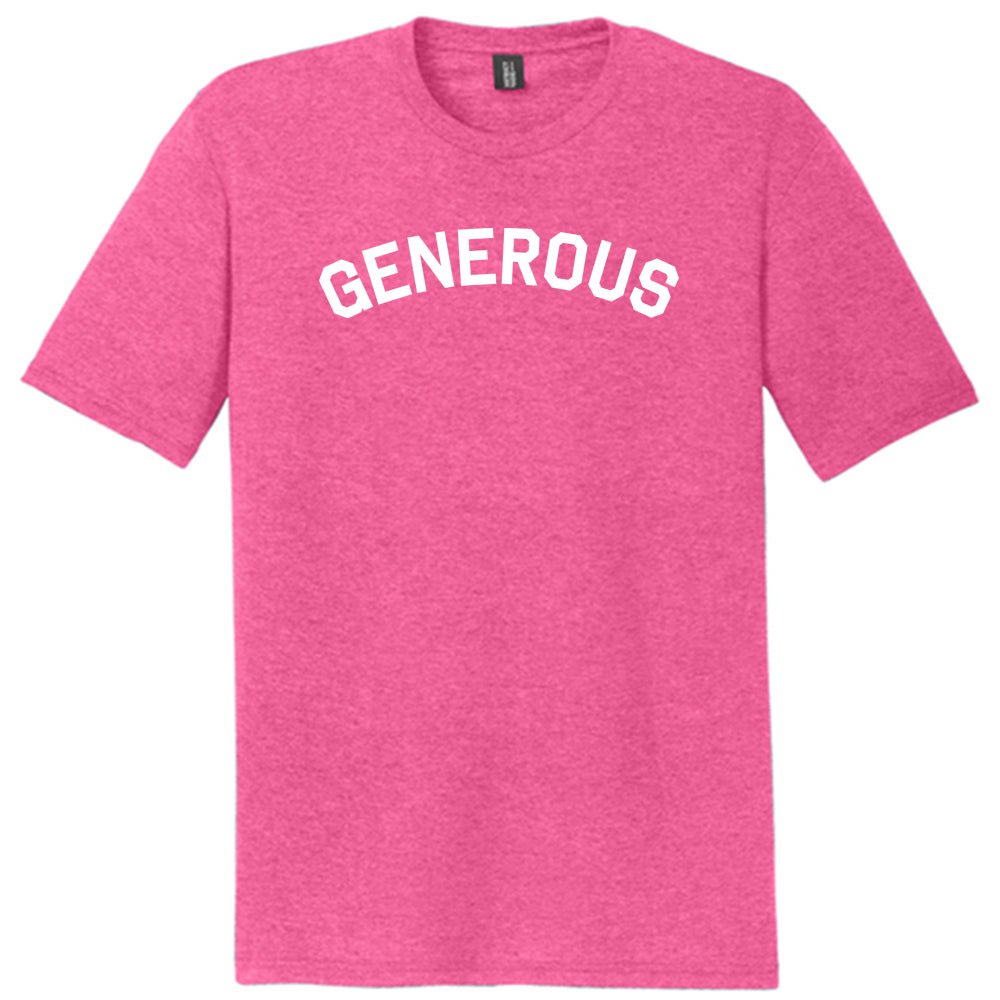 Generous Mens Tri-Blend DTG T-shirt product image 1