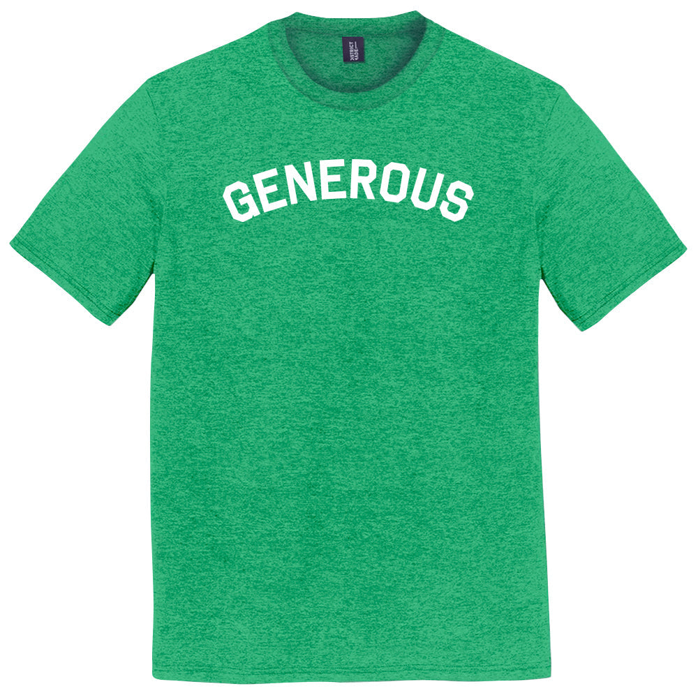 Generous Mens Tri-Blend DTG T-shirt product image 1