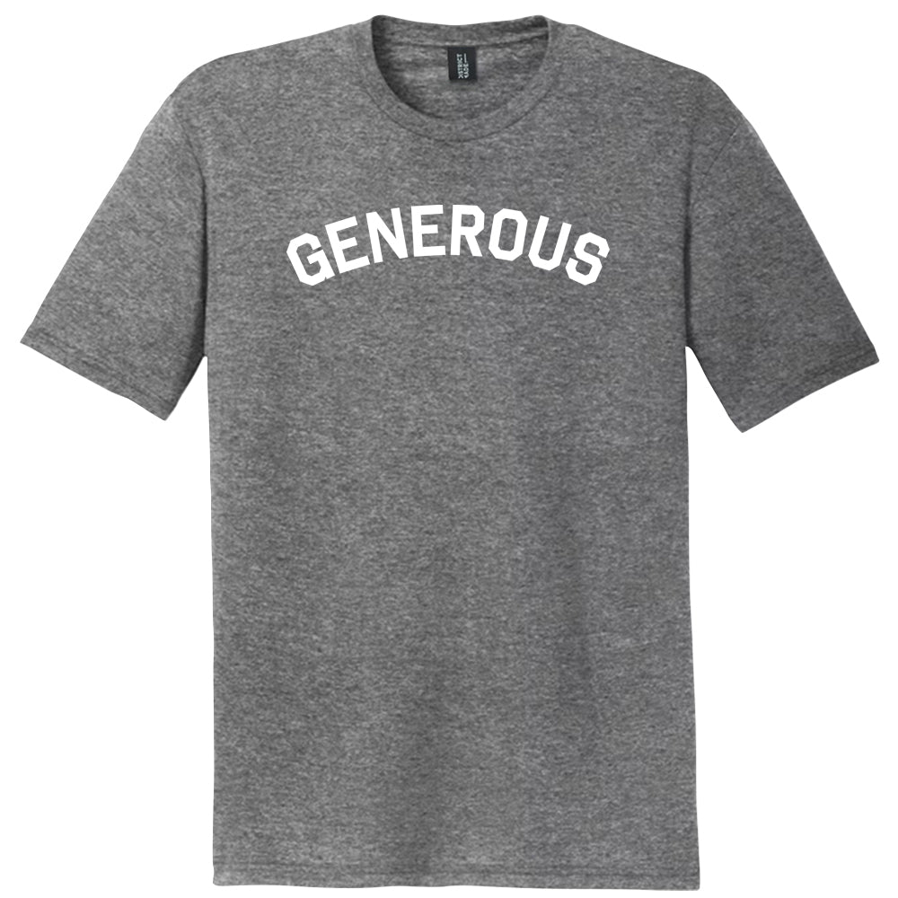 Generous Mens Tri-Blend DTG T-shirt product image 1