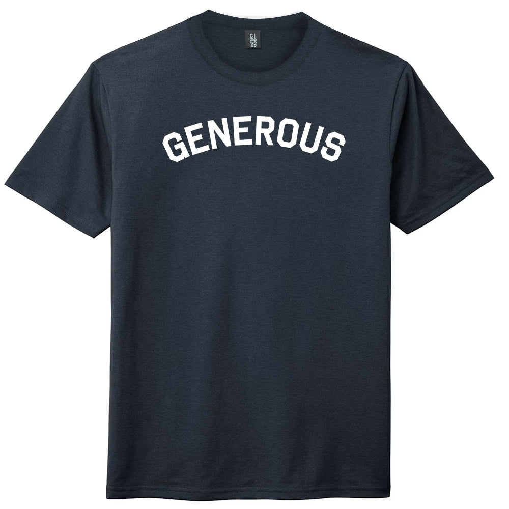 Generous Mens Tri-Blend DTG T-shirt product image 1