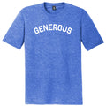 Generous Mens Tri-Blend DTG T-shirt product image 1