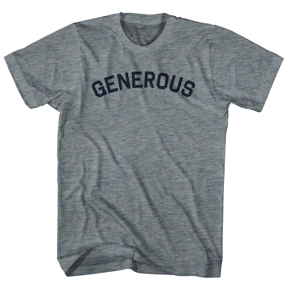 Generous Womens Tri-Blend Junior Cut T-Shirt product image 1