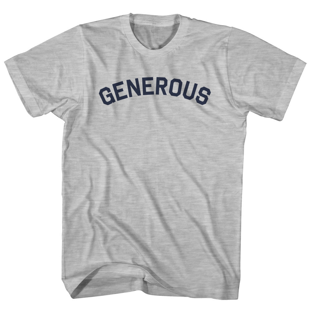 Generous Womens Cotton Junior Cut T-Shirt Grey product image 1