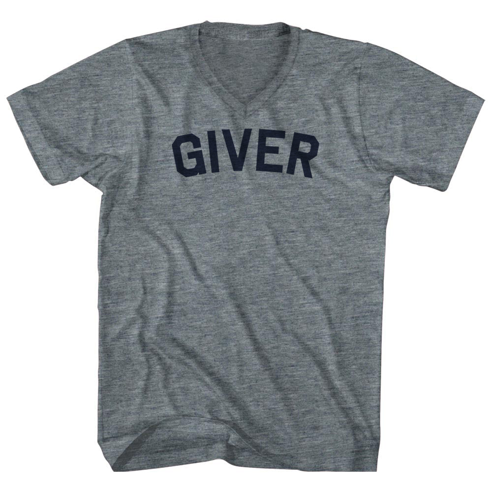 Giver Tri-Blend V-neck Womens Junior Cut T-shirt product image 1
