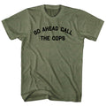 Go Ahead Call The Cops Men's Tri-Blend T-shirt product image 1