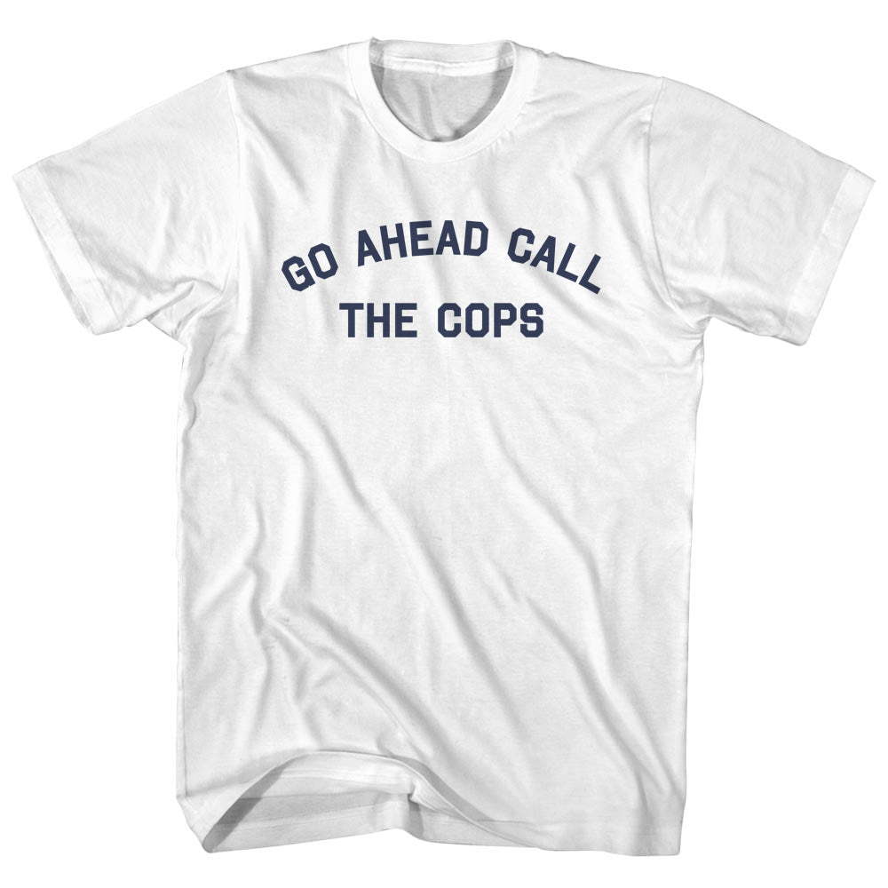 Go Ahead Call The Cops Womens Cotton Junior Cut T-Shirt product image 1