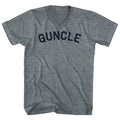 Guncle Tri-Blend V-neck Womens Junior Cut T-shirt product image 1