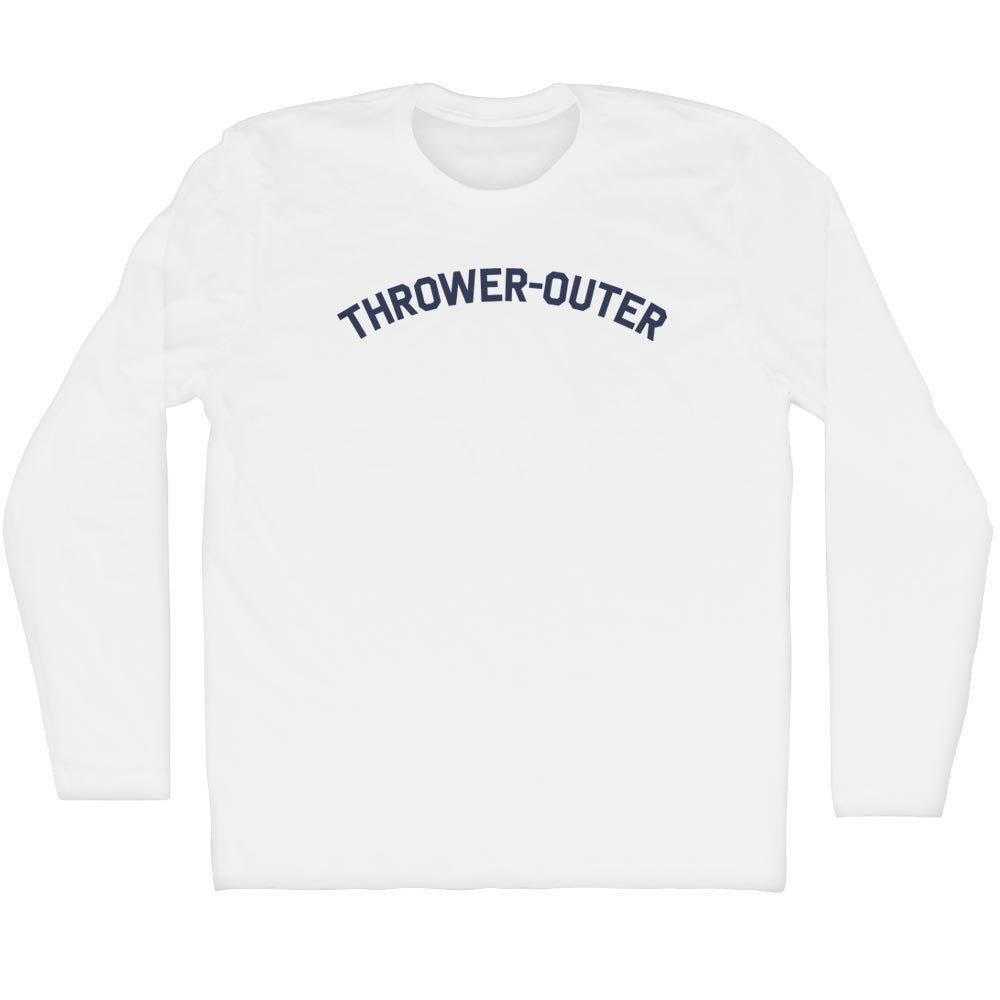 Thrower-Outer Men's Cotton Long Sleeve T-shirt product image 1