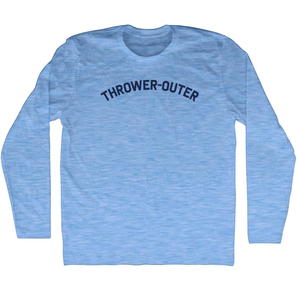 Thrower-Outer Men's Tri-Blend Long Sleeve T-shirt product image 1