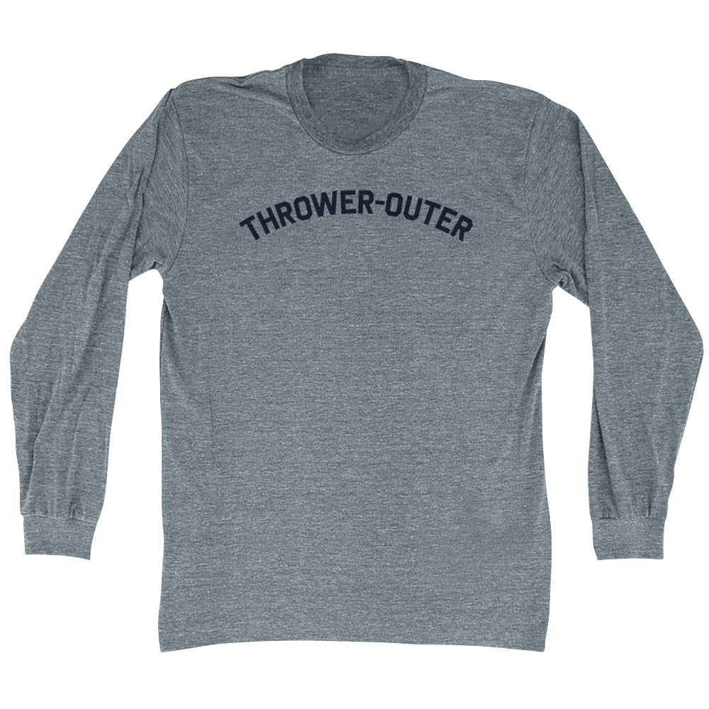 Thrower-Outer Men's Tri-Blend Long Sleeve T-shirt product image 1