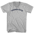 Thrower-Outer Men's Cotton V-neck T-shirt product image 1