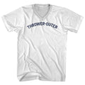 Thrower-Outer Men's Cotton V-neck T-shirt product image 1