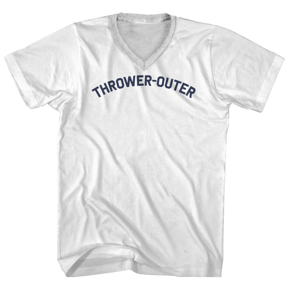 Thrower-Outer Men's Cotton V-neck T-shirt product image 1