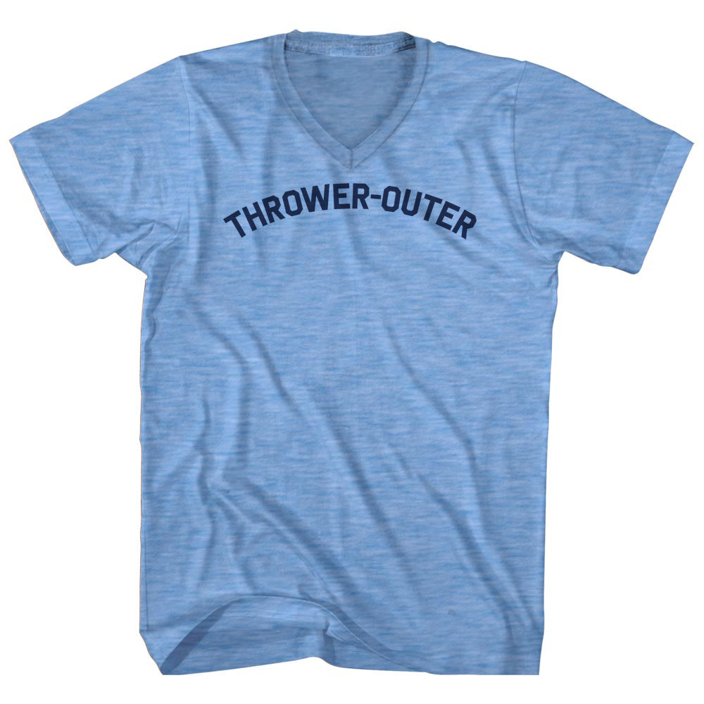 Thrower-Outer Men's Tri-Blend V-neck T-shirt product image 1